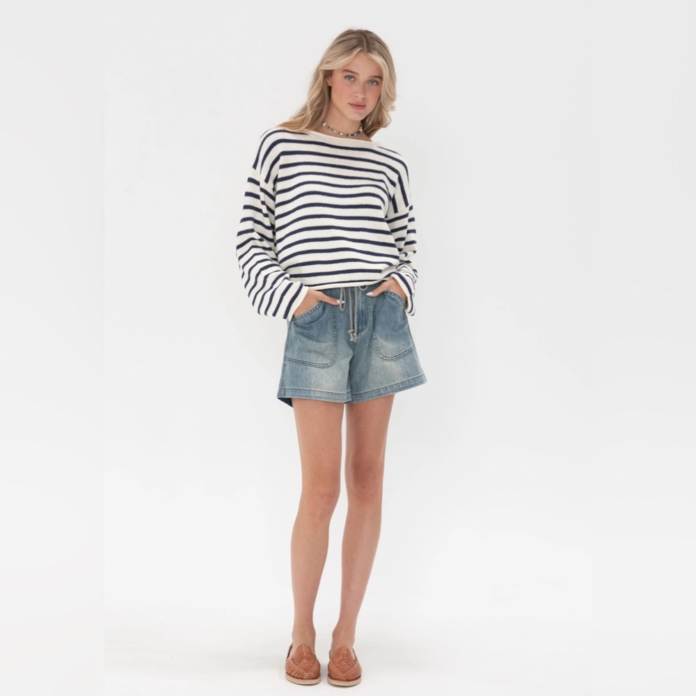 A.ren Striped Sailor Sweater (NWT)